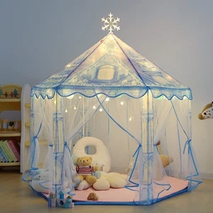 Premium Princess Play Tent - Frozen Toy for Girls with Enchanting Snowflake L... - Picture 1 of 8