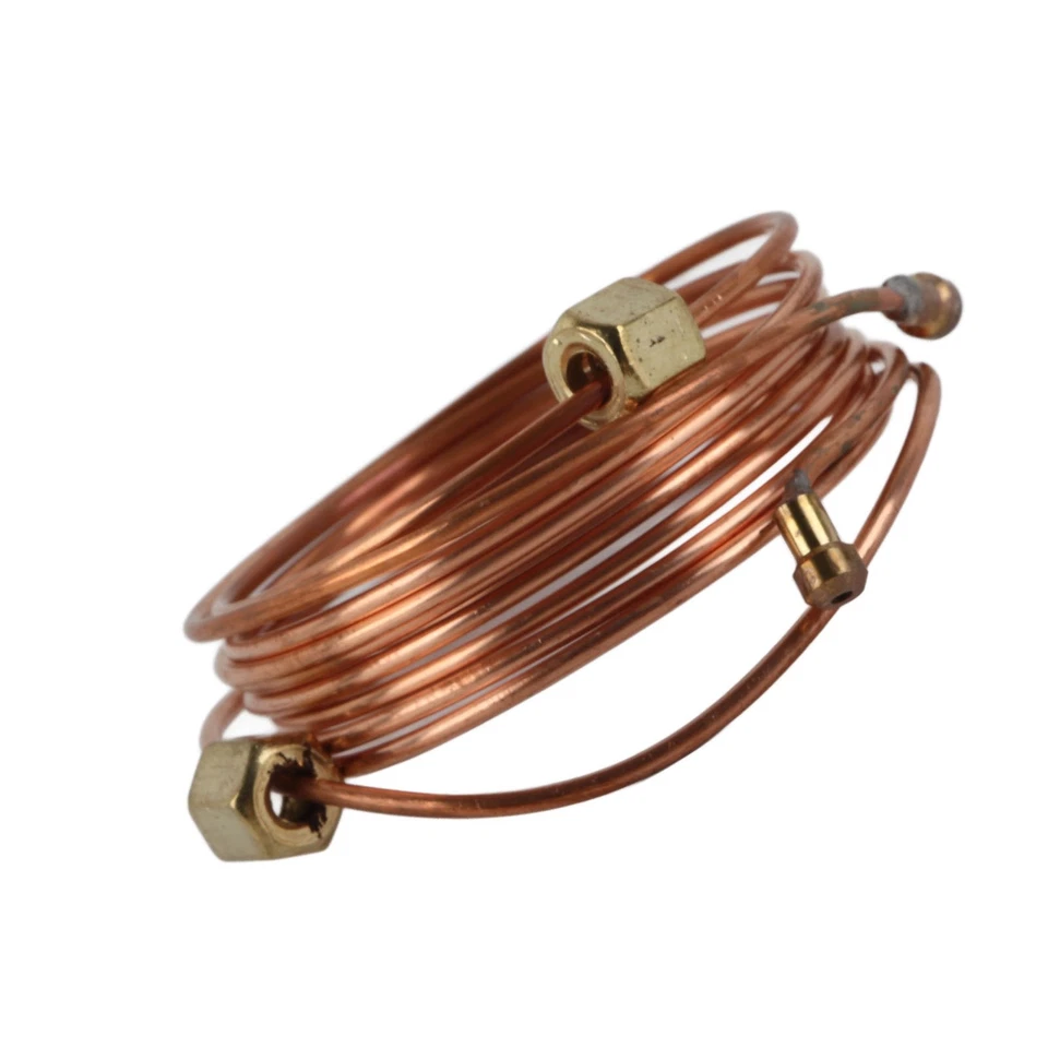 Mechanical Oil Pressure Gauge Hose Kit 72 Inch Copper Pipe Installation Kit With - Image 1 of 4