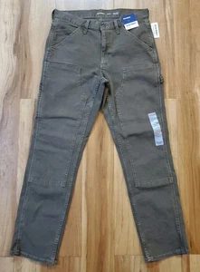 Double Knee Pants Size 30x30 Workwear Bottoms Straight Fit Built In Flex - Picture 1 of 5