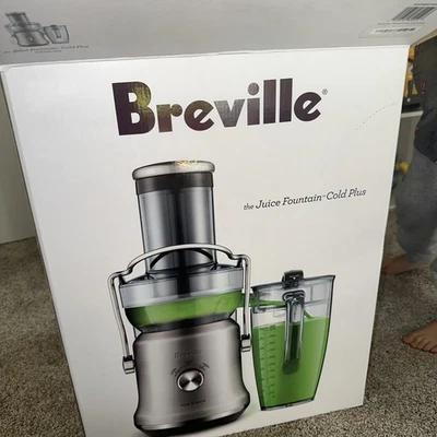 Breville Juice Fountain Cold Centrifugal Juicer - Silver (BJE430SILUSC) - Image 1 of 4