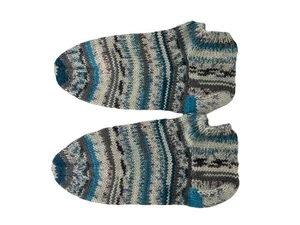 Selbstgestrickte,handgestrickte Socken , Sneaker Gr. 38, 6 Fach Wolle . - Bild 1 von 1