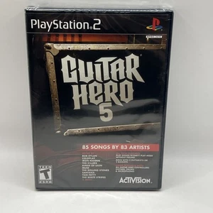 Guitar Hero 5 PlayStation 2 PS2 Brand New Sealed - Picture 1 of 10