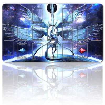 3930171 - Board Game YuGiOh Playmat Deep-Eyes White Dragon PlayMat of TCG - Image 1 of 4