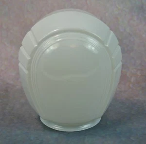 Vintage Porch Light Cover Downward Facing Clear and Frosted 3.25" Opening - Picture 1 of 7