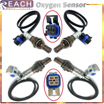 Sensor de oxígeno aguas arriba+aguas abajo 4 piezas para Chevrolet Express 1500 2500 3500 2004-2007 Foto 1 de 4