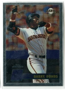 Tarjeta base Topps cromada Barry Bonds #119 San Francisco Giants 1996 - Imagen 1 de 1