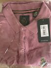 Luke 1977 Jive Polo Shirt - Luxury Blue In Size Small New With Tags