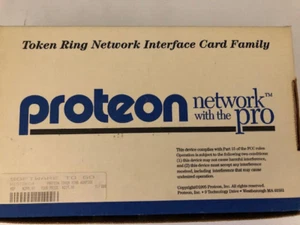 Proteon ProNET 4/16 Token Ring Network Interface Card  ISA Interface p1394plus - Picture 1 of 8