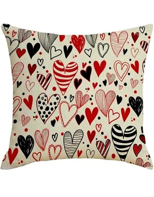 Funda/falsa almohada corazón 17x17 📦 Foto 1 de 2
