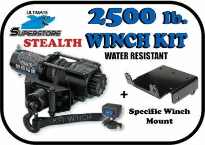 Комплект лебедки KFI 2500 фунтов STEALTH CAN-AM '12-'22 Outlander XMR 800 / 850 / 1000 MAX - Изображение 1 из 4