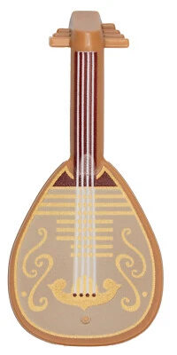 ☀️NUEVO LAÚD Lego Turrón Medio con Cuerdas Blancas Música Banda Musicana Instrumento Foto 1 de 2