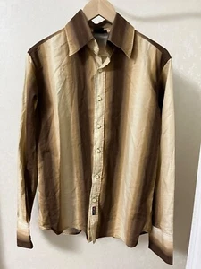diesel vintage striped button up shirt mens - Picture 1 of 7