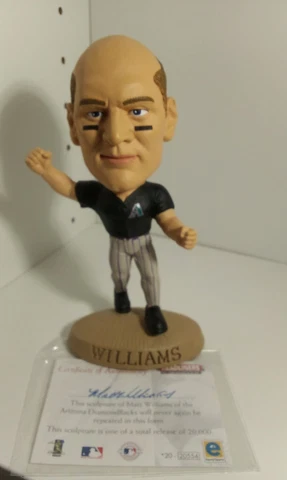 LOOSE Headliner XL Arizona Diamondbacks Matt Williams Sculpture  w/COA & NO HAT Cover