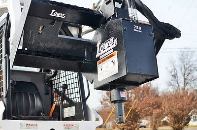 Accesorio de excavadora de orificios de poste de accionamiento para barrena hexagonal clásica Lowe 750 se adapta a minicargadora Foto 1 de 4