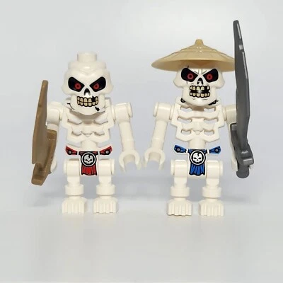 LEGO Lote de Minifiguras Esqueleto NINJAGO Wyplash y Skulkin Legacy Foto 1 de 4