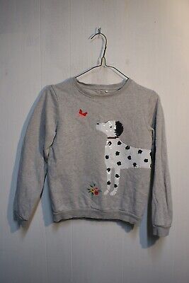 John Lewis Girls Dalmatian Sequin Sweat Shirt -grey- Age 11 Years (na85) • 8.57€