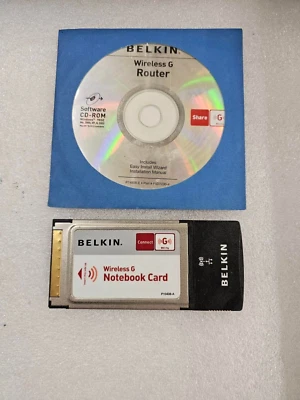 Tarjeta portátil Belkin inalámbrica WIFI G PC F5D7010 Foto 1 de 2