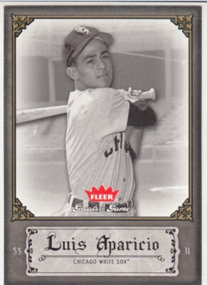 2006 Fleer Original Greats of the Game Chicago White Sox Luis Aparicio Card #61 - Image 1 of 4