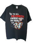 Vintage NASCAR Jeff Gordon Dale Earnhardt Rivalry T-shirt black Large #8 #24