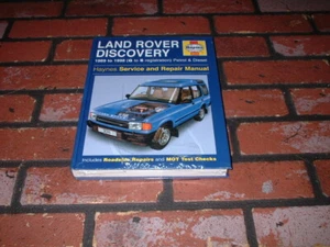 BRAND NEW HAYNES MANUAL FOR LAND ROVER DISCOVERY. 1989 TO 1998. G TO S REG. - Picture 1 of 1