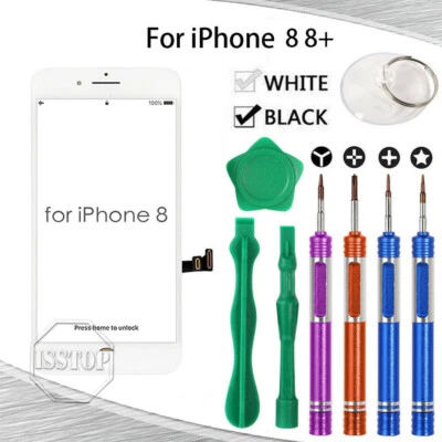 Marco digitalizador pantalla táctil pantalla LCD repuesto para iPhone 8 8 Plus + 9 herramientas Foto 1 de 4
