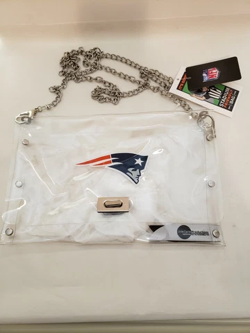New England Patriots Clear Stadium Approved Bag  NFL    NEW 2744 Cover