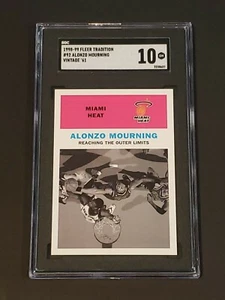 1998 Fleer Vintage '61 #92 Alonzo Mourning SGC 10 Only Gem Mint on SGC!! - Picture 1 of 2