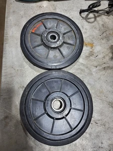 Vintage Kawasaki Snowmobile 8" Rear Idler Wheels Invader Interceptor - Picture 1 of 9