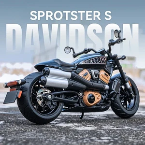 1/12 Harley Davidson Sportster S Motorbike Alloy Model Diecast Racing Motorcycle - Picture 1 of 12