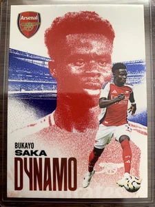 Futera Arsenal FX 2024/25 Bukayo Saka DYNAMO 02/07 ADN11 - Imagen 1 de 2