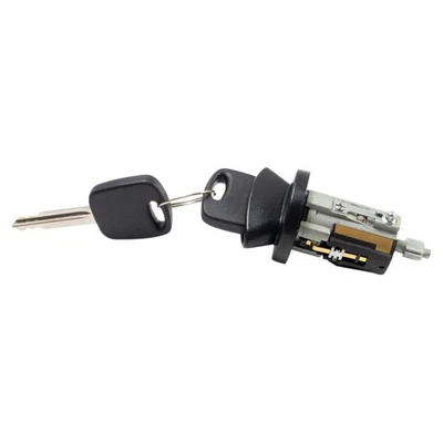 Ignition Lock Cylinder with Key Black Bezel for Ford Lincoln Mercury - Image 1 of 4