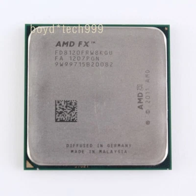AMD FX-8120 FD8120FRW8KGU 8 Core 3.1GHz Socket AM3+ Processor  CPU - Image 1 of 4