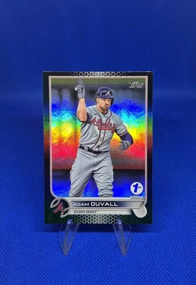 2022 Topps 1st Edition #279 Adam Duvall Black 1/25 Atlanta Braves - Image 1 of 3