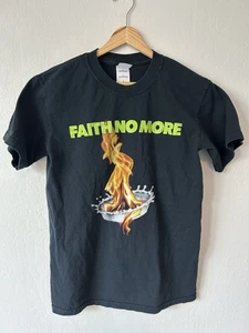 Vintage Faith No More T-Shirt - Herren Small - Schwarz - Real Thing - Bild 1 von 2