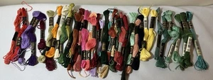 Lot Of 40 DMC Cotton Embroidery Floss Thread- Several Colors - Picture 1 of 3