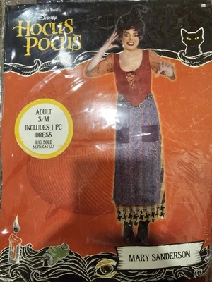 Disney Hocus Pocus Mary Sanderson Adult Costume Size Small/Medium Halloween - Image 1 of 2