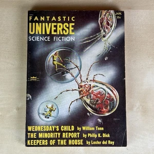 Fantastic UNIVERSE Science Fiction Philip K. Dick THE MINORITY REPORT 1956 Nice! - Bild 1 von 13