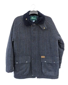 Openair Coat Mens S Wool Tweed Jacket Hunting Shooting Outdoor Country Field Zip - Picture 1 of 14