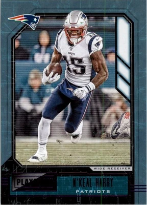2020 Panini Playbook Purple #41 N'Keal Harry - FB - Image 1 of 2