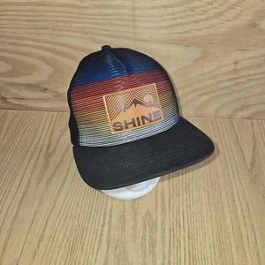 Shine Patch Hat Mesh Trucker Red LBL Cap Adjustable Snap Outdoor Cap Nwot - Picture 1 of 6