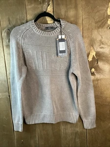 Guess Brown Logo Sweater Men’s Small - Picture 1 of 2