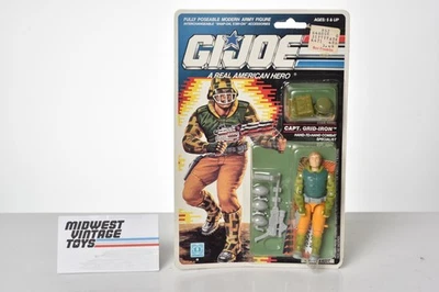 Vintage Gi Joe 1990 CAPT GRID IRON- MOC - HASBRO - Image 1 of 4