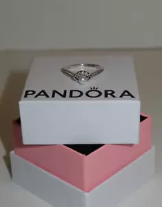 PANDORA 925 ALE Disney Princess Ariel Shell Cultured Pearl Ring Size 7 /54 w/Box - Picture 1 of 4