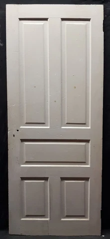 31.5"x78.5" Antique Vintage Old Victorian Interior SOLID Wood Wooden Door Panels Cover