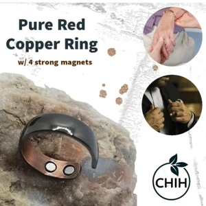 Reines Kupfer Magnetring verstellbar Kuppelring Arthritis  - Bild 1 von 8