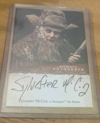 The Hobbit Desolation Of Smaug Illustrated Autograph Card S. McCoy as Radagast - Image 1 of 2