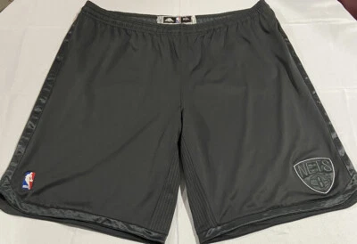 Authentic NBA Pro Cut Brooklyn Nets Xmas day game 2012 shorts Size 5XL+4 Rare - Image 1 of 4