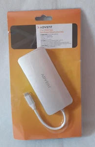Hub USB C 7 en 1 avec alimentation et données neuf ADVENT - Photo 1/5