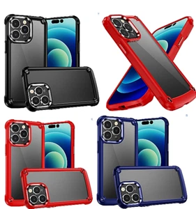 Funda resistente híbrida a prueba de golpes transparente para iPhone 14 Plus 6,7" - Imagen 1 de 7