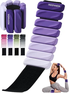 Adjustable Ankle Wrist Weights for Women Men, Set of 2 (1lb or 2lbs Each), Si... - Picture 1 of 7